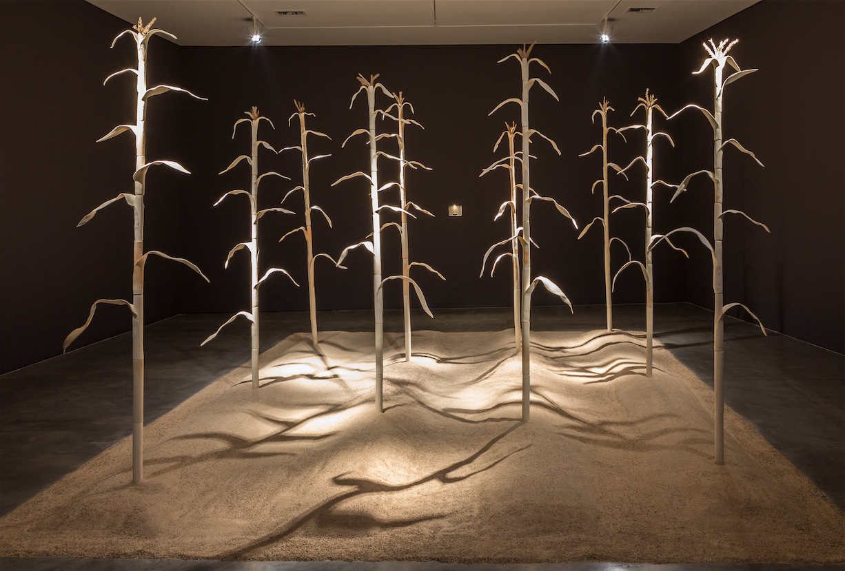 Obra de la exposición Siembra de Juan David Henao