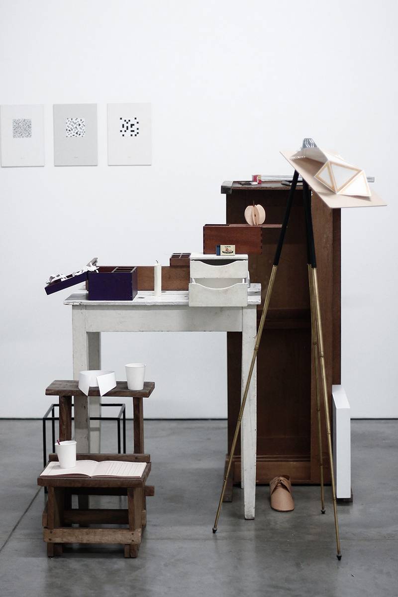 Obra del artista Mateo López en su exposición Constelaciones