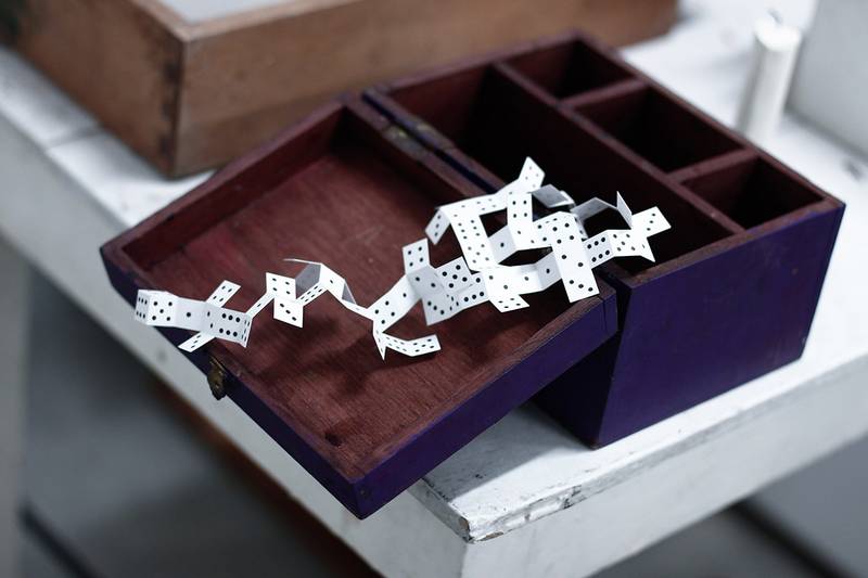 Una de las obras de Mateo López