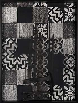 Obra de la exposición Recuerdo sin nombre de Víctor Garcés