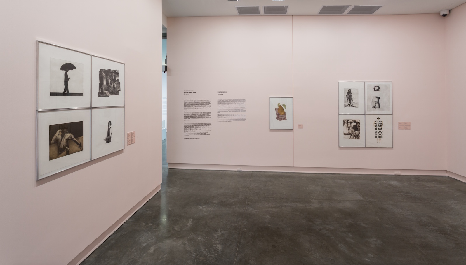 Exposiciones Portafolios Asgpa sala del mamm