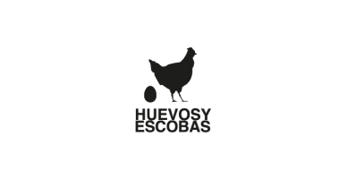 logotipo Huevos y escobas