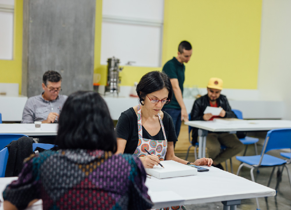 Curso de pintura en el los salones del MAMM