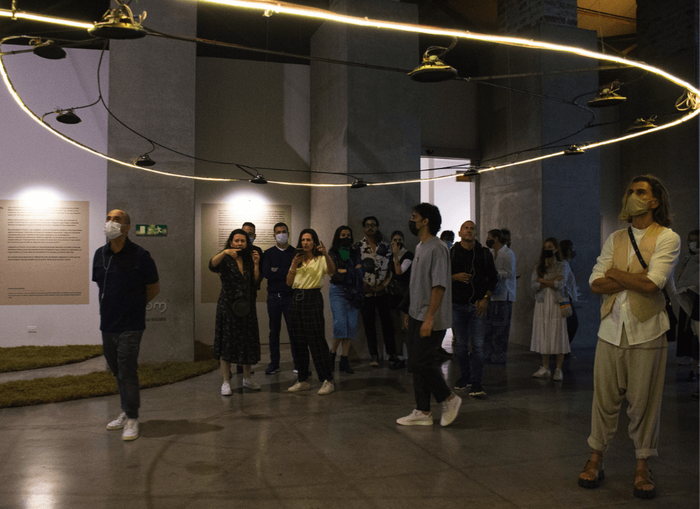 Amigos MAMM en la exposición de Maria Teresa Hincapié: Si este fuera un principio infinito