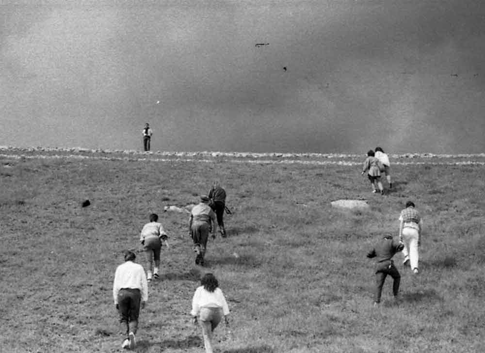 Visita de los organizadores del evento con prensa local