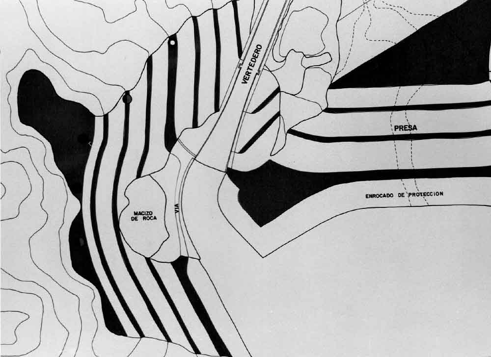 Plano del embalse Riogrande ll