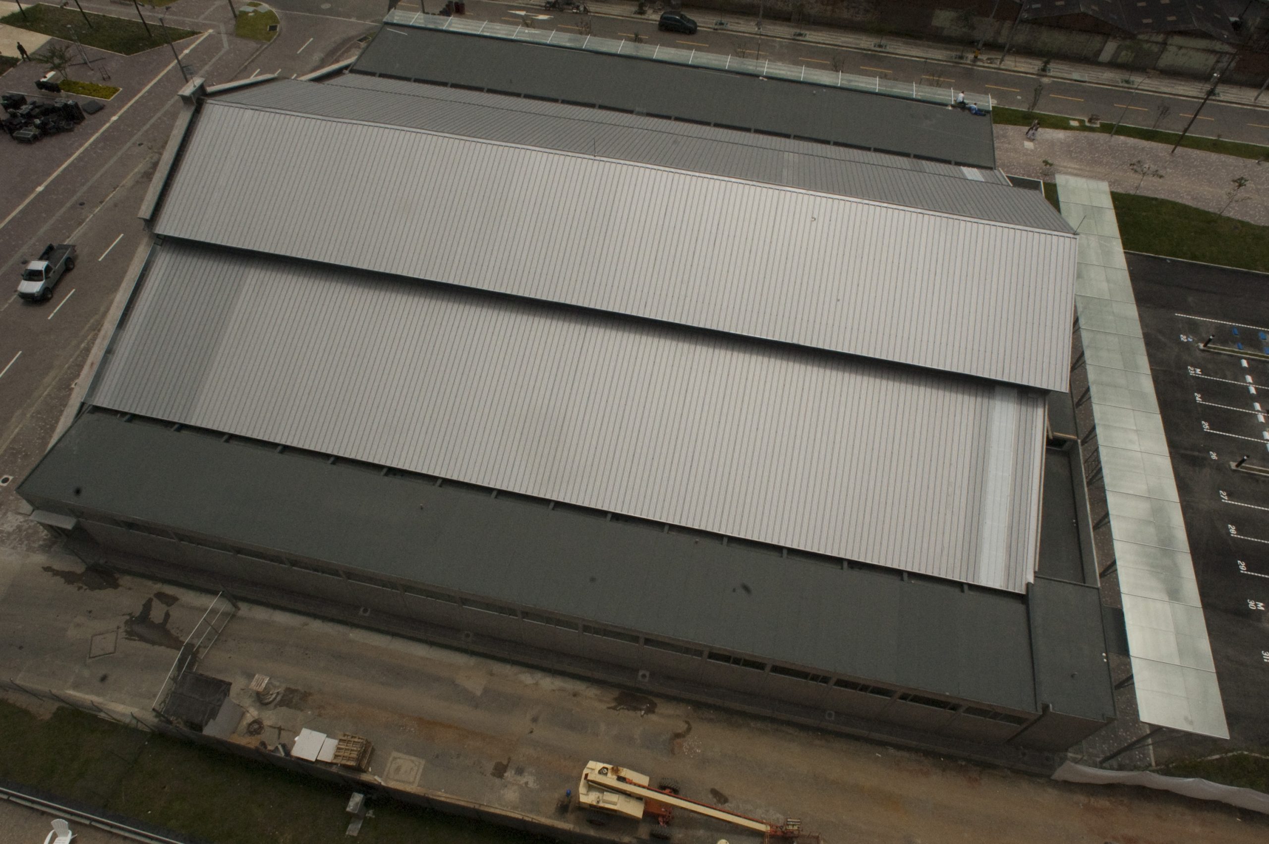 Edificio restaurado desde arriba