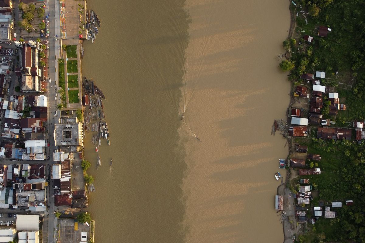 Río atrato visto desde arriba