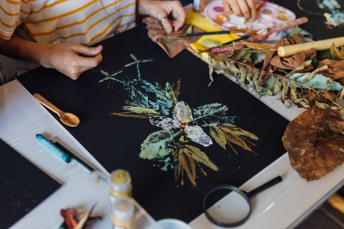 Trabajo en cianotipia