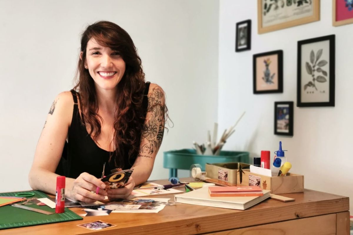 Fotografía del Taller de collage