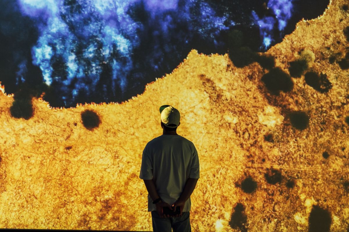 Fotografía de visitante en Correspondences