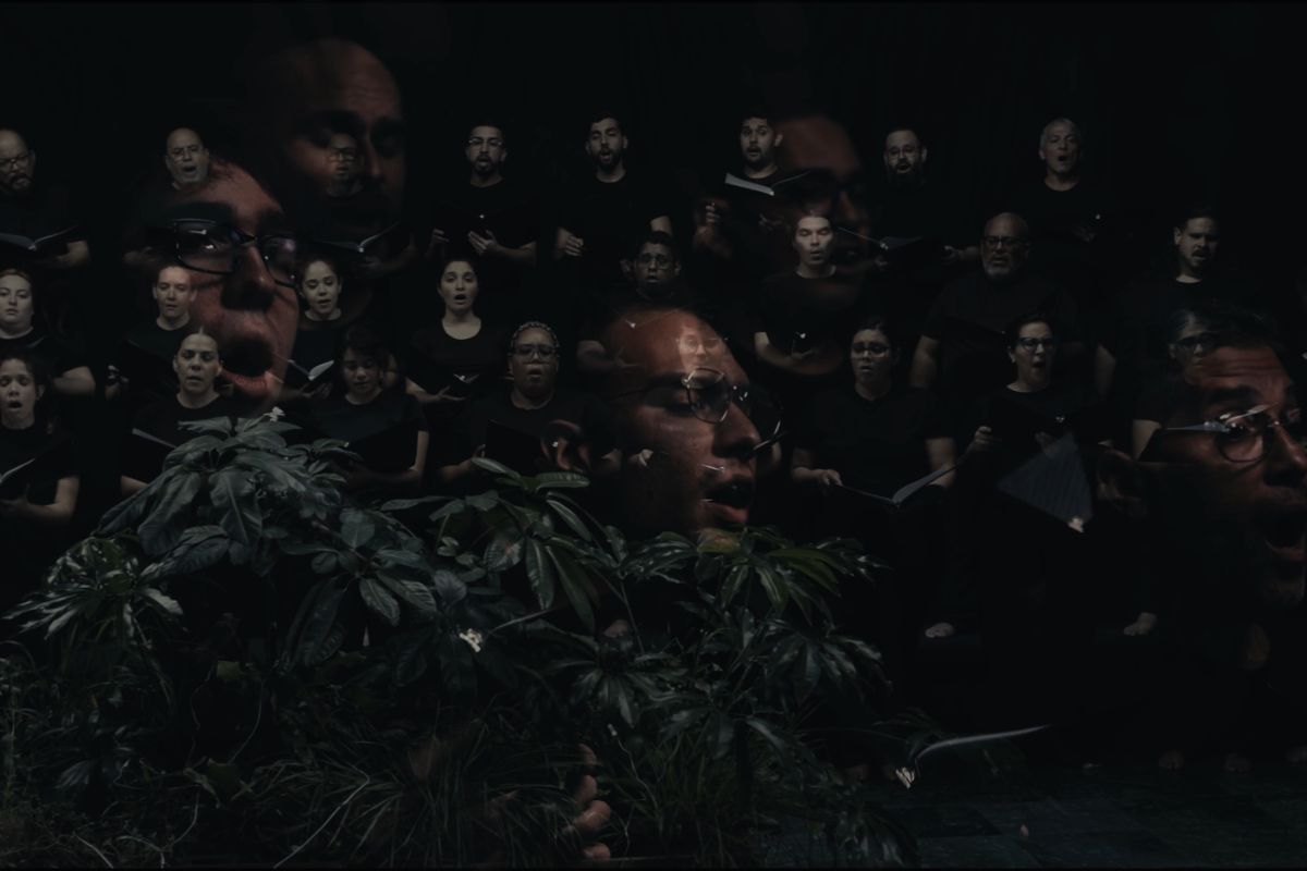 Fotografía de la puesta en escena La caída del alfiler