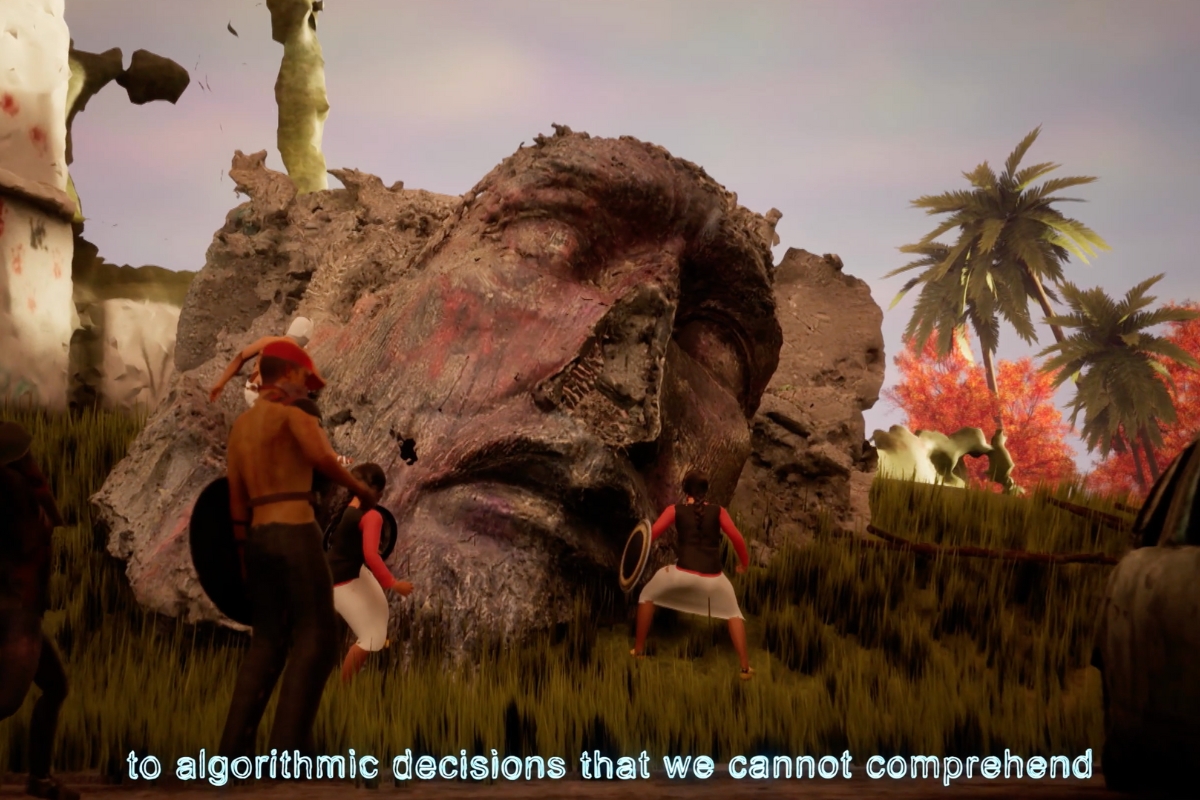 Fotografía de la obra de Juan Covelli