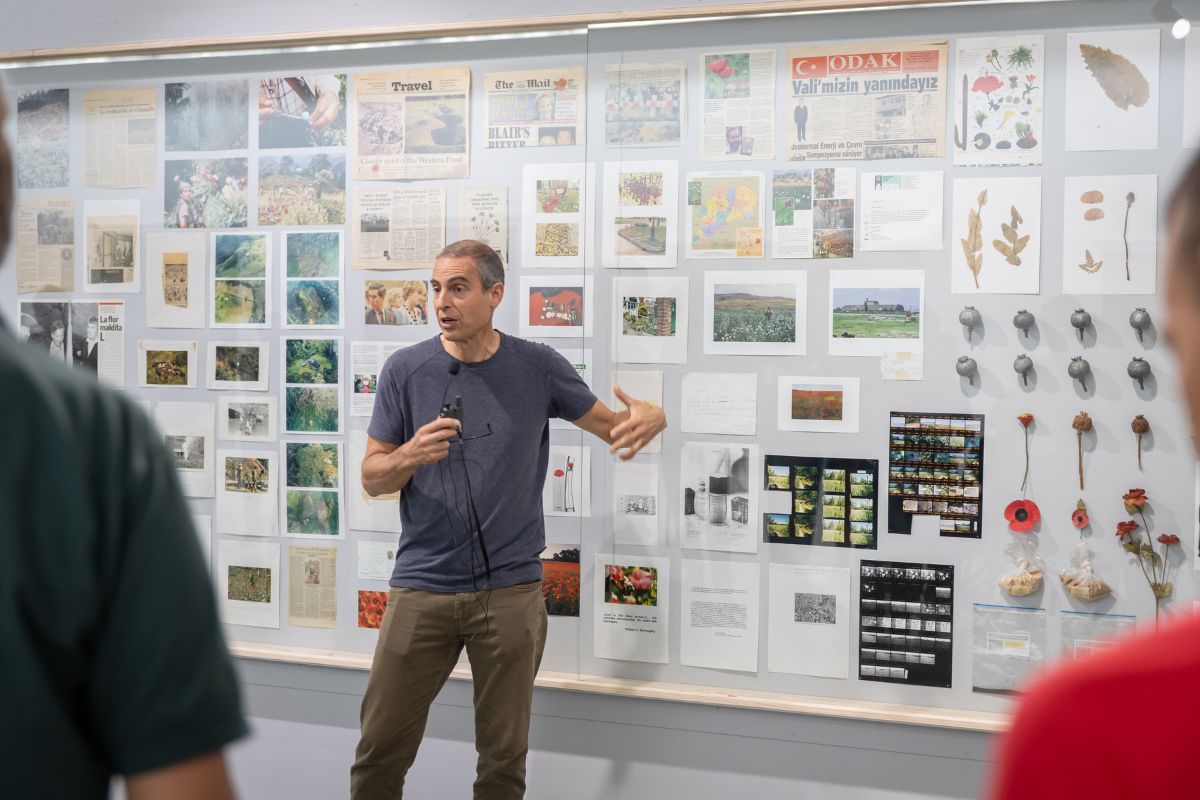 Fotografía del artista Juan Fernando Herrán