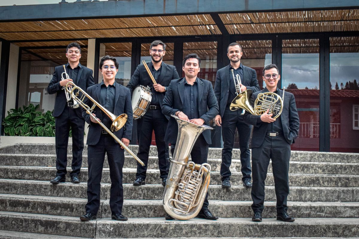 Fotografía del Quinteto Nacional de Metales