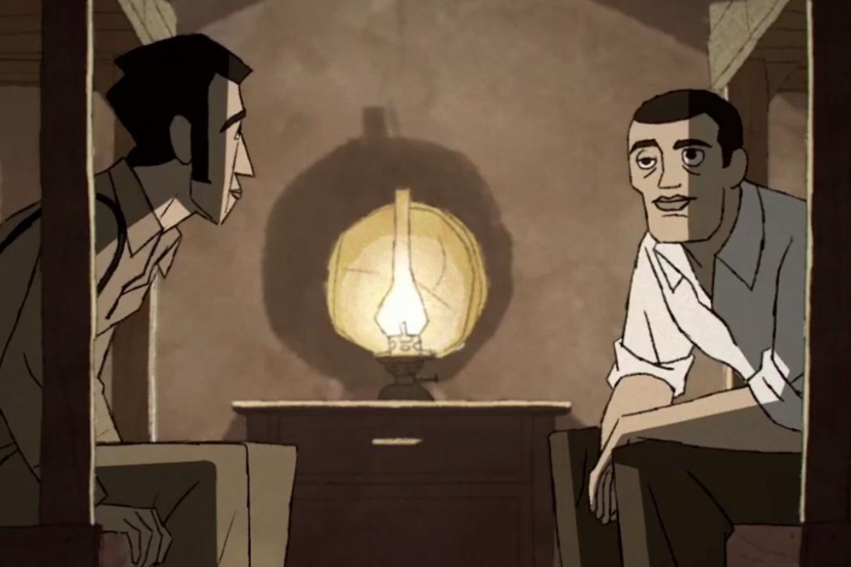 Fotograma de la película Buñuel en el laberinto de las tortugas