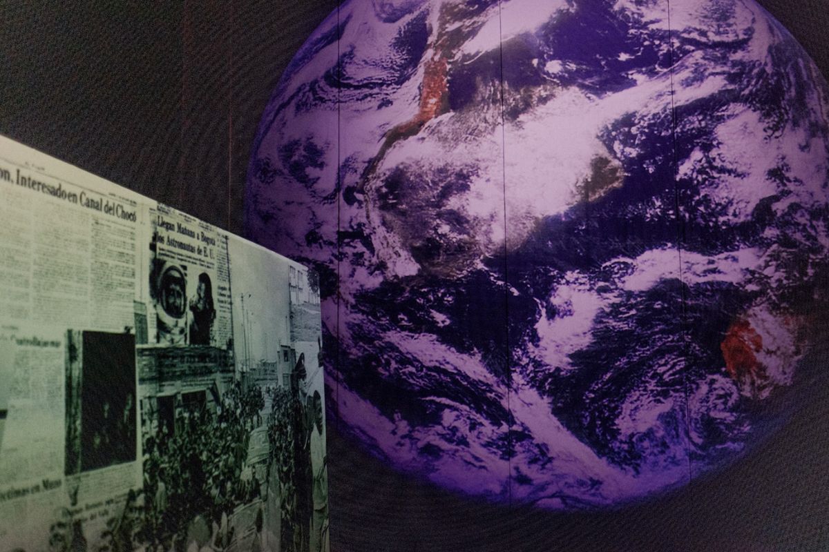 Fotografía del concierto cinemático sideral