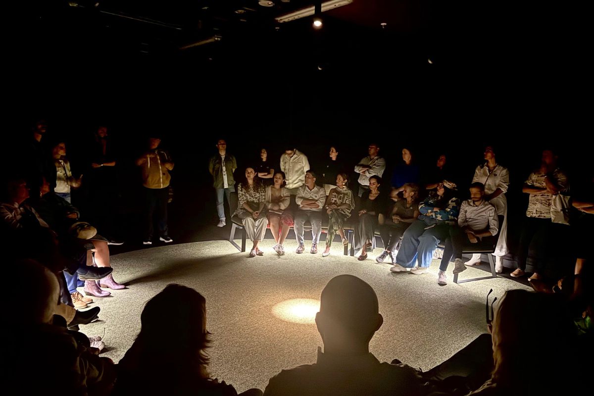 Fotografía de la exposición Lleébu