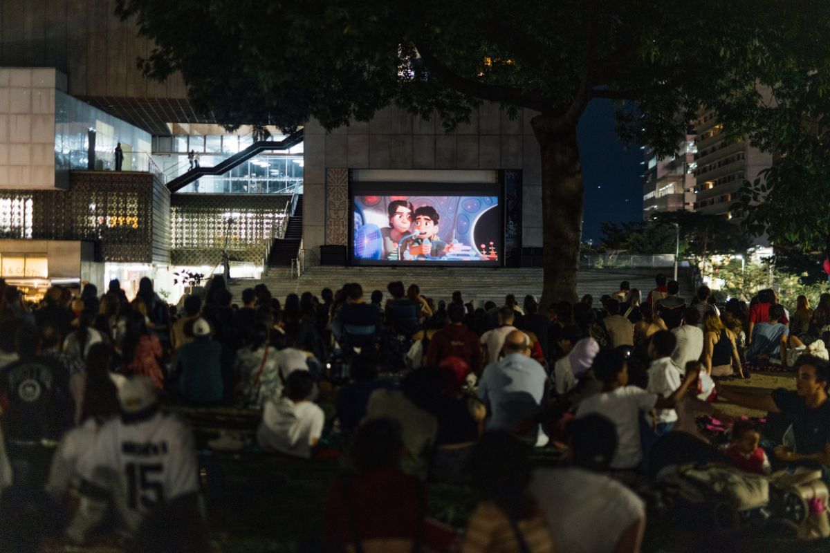 Fotografía de cine al aire libre