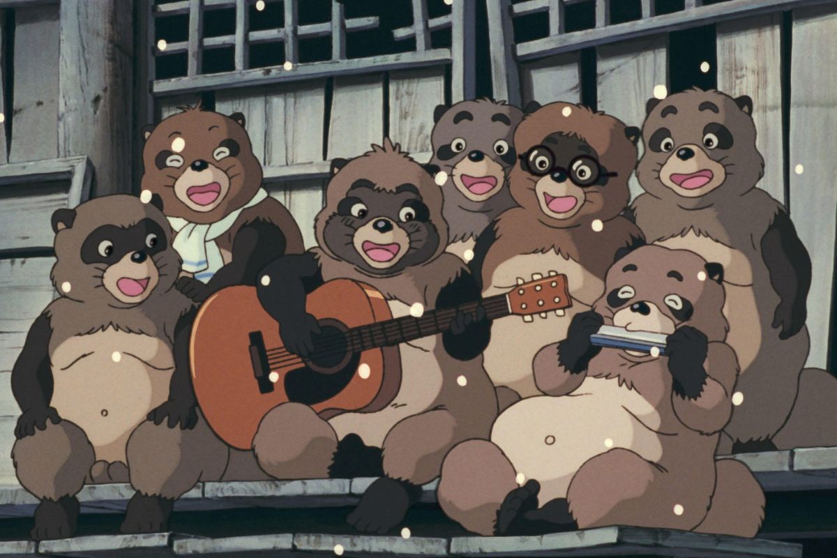 Fotograma de la película Pompoko