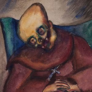 Fotografía de la obra Monje de Débora Arango