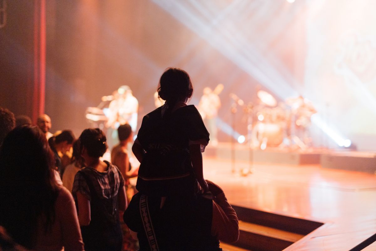 Fotografía del concierto de Los Mirlos en Medellín