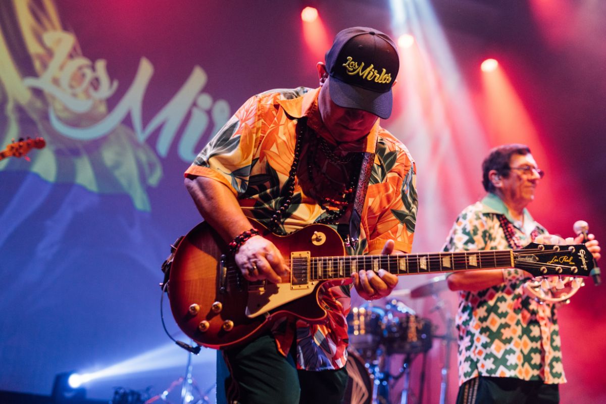 Fotografía del concierto de Los Mirlos en Medellín
