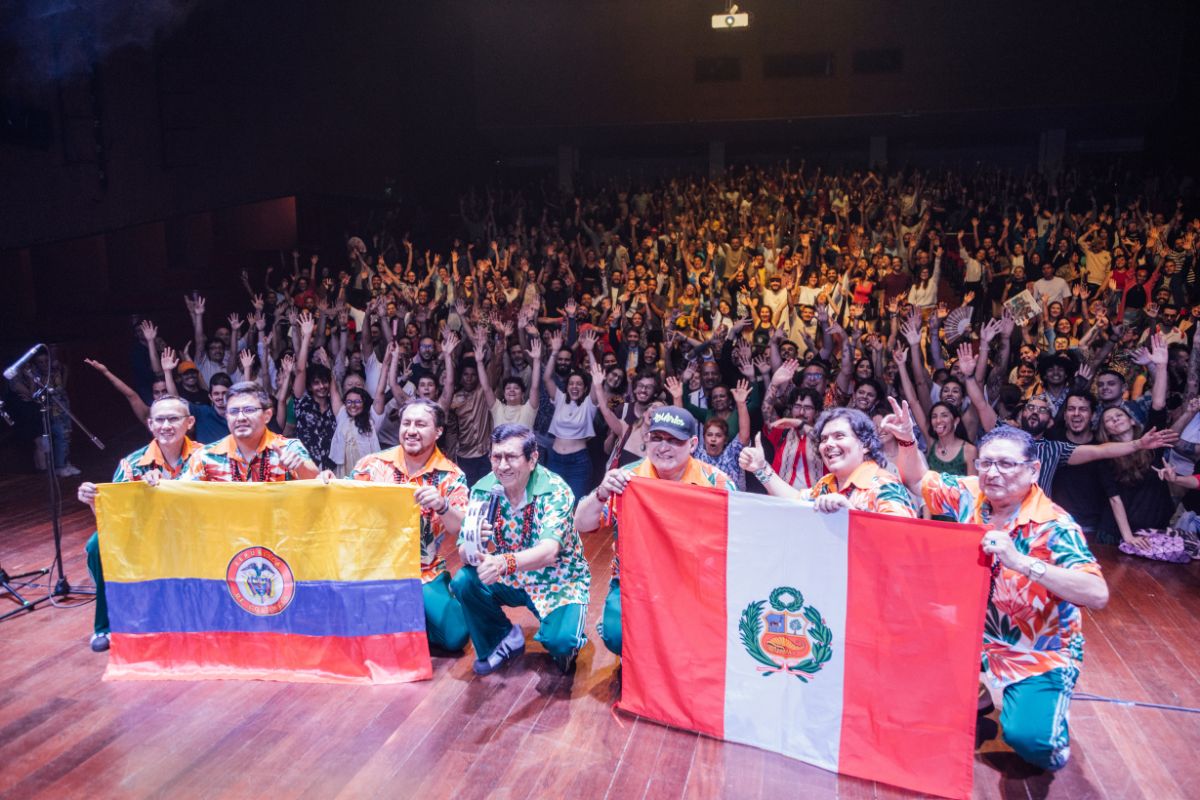 Fotografía del concierto de Los Mirlos en Medellín