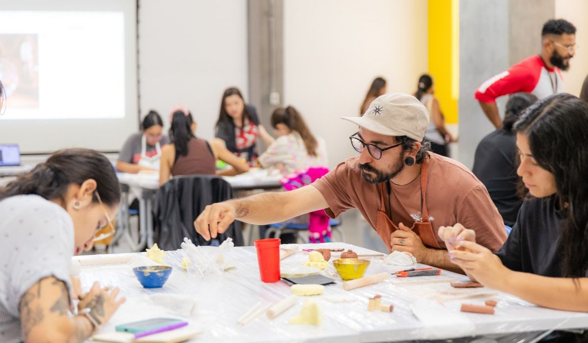 Fotografía de taller en el MAMM