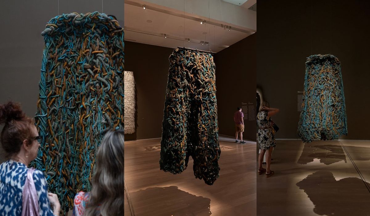 Fotografías de la obra Farallón al ocaso en el MALBA