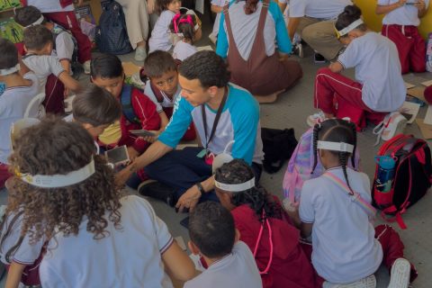 Fotografía de la feria infantil del libro