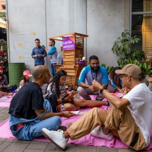 Fotografía de mediación con el Carrito ambulante