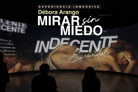 Foto experiencia inmersiva Débora Arango. Mirar sin miedo