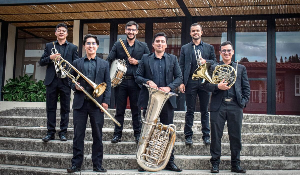 Fotografía del Quinteto Nacional de Metales