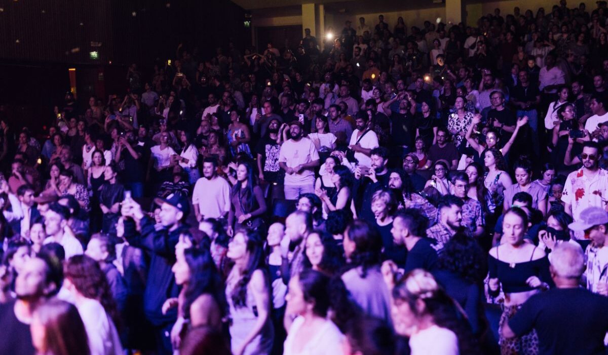 Fotografía del concierto de Los Mirlos