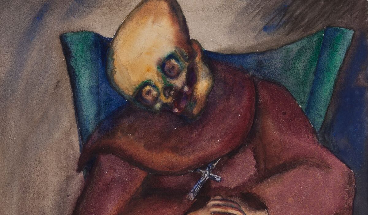 Fotografía de la obra Monje de Débora Arango