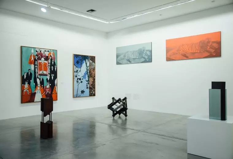 Obras de la colección El arte en Antioquia y la década de los setenta. Una interpretación