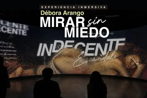 Foto experiencia inmersiva Débora Arango. Mirar sin miedo