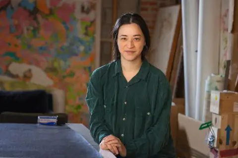 Foto de la artista Gala Porras-Kim
